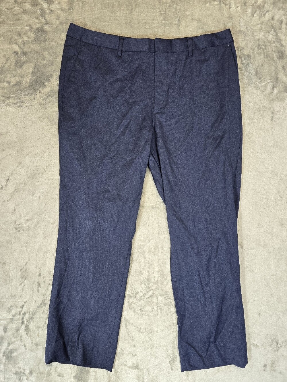 Bonobos Slim Fit Wool Blend Dress Panta Trousers Size 38x28 Navy - Picture 2 of 4